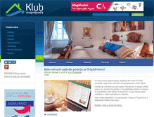 Tablet Screenshot of klub-iznajmljivaca.com